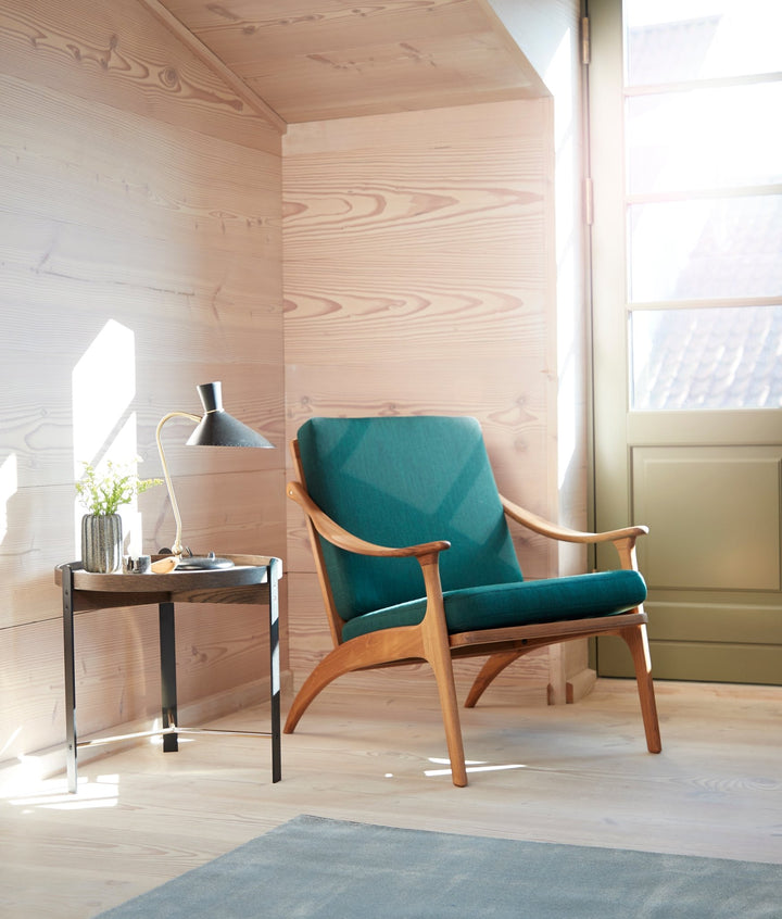 Lean Back Lounge Chair - Warm Nordic - Chairs - Sprinkles 294/ Teak - HORNE