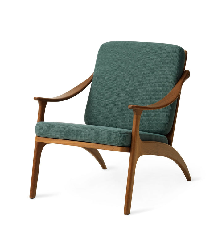 Lean Back Lounge Chair - Warm Nordic - Chairs - Merit 017/ Teak - HORNE