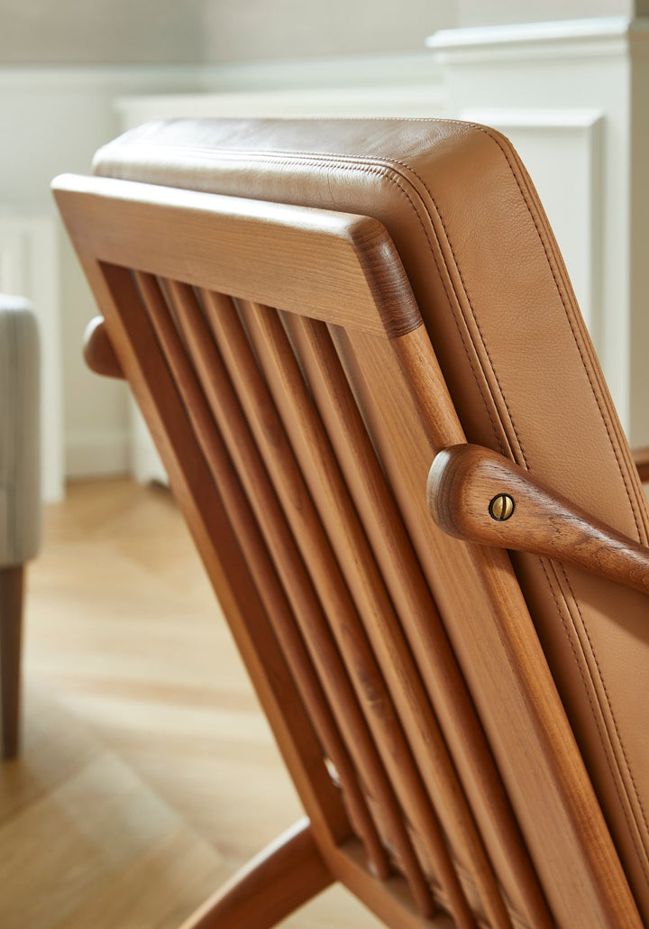 Lean Back Lounge Chair - Warm Nordic - Chairs - Sprinkles 294/ Teak - HORNE