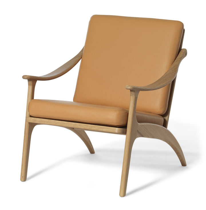 Lean Back Lounge Chair - Warm Nordic - Chairs - Soave Nature/ Oak - HORNE