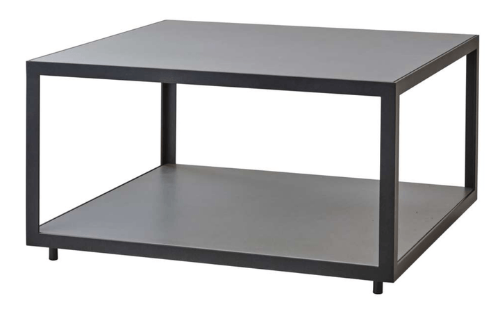 Level Coffee Table - Large - Cane Line - Outdoor Furniture - Lava Grey - Light Grey - HORNE