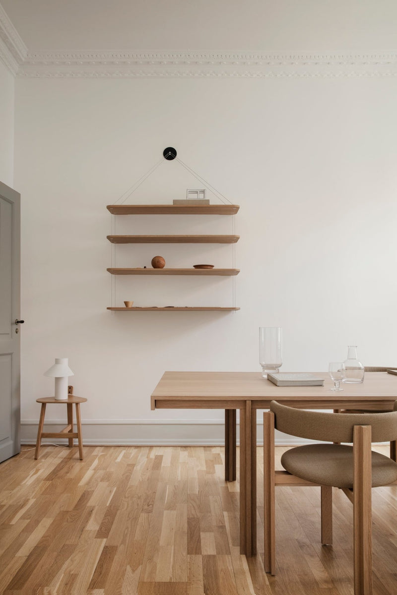 Libreria Pensile Shelf - Karakter - Shelving - Black Lacquered Oak - HORNE
