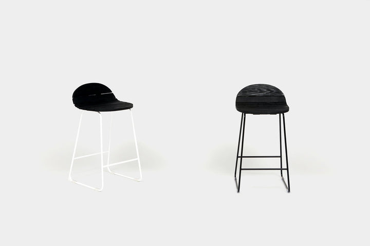 Ligeti L1 Outdoors Stool - Artless - Stools + Benches + Ottomans - Matte Black - HORNE
