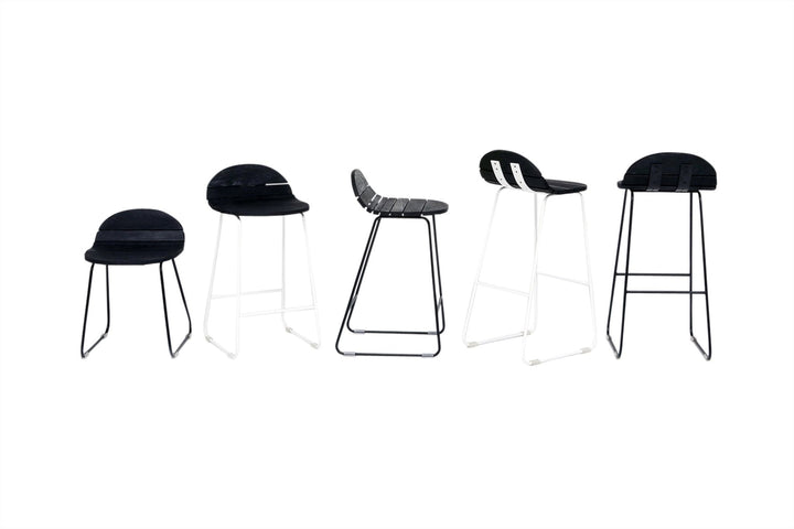 Ligeti L2 Outdoors Stool - Artless - Stools + Benches + Ottomans - Matte Black - HORNE