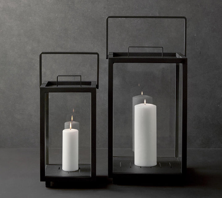 Lighthouse Lanterns - Aluminum - Cane Line - Candle Holders - X - Small - Lava Grey - HORNE