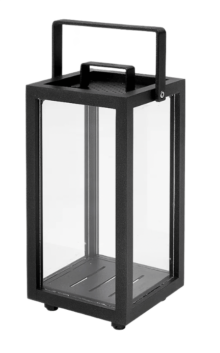 Lighthouse Lanterns - Aluminum - Cane Line - Candle Holders - X - Small - Lava Grey - HORNE