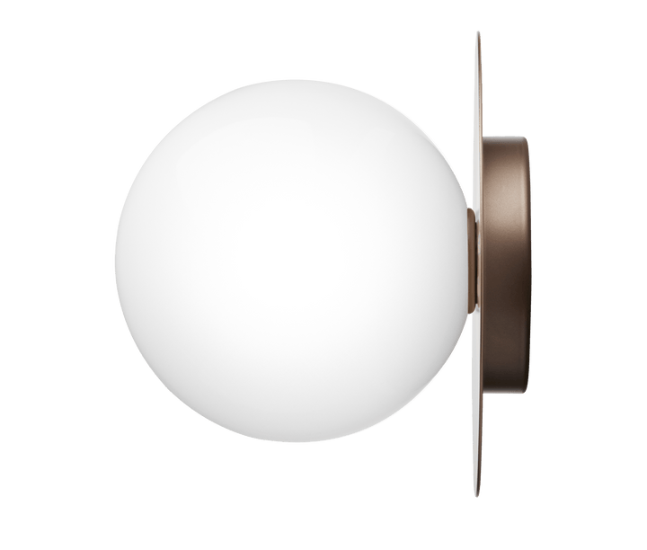 Liila 1 Wall Sconce - Large - Nuura - Wall Sconces - Dark Bronze/Opal - HORNE