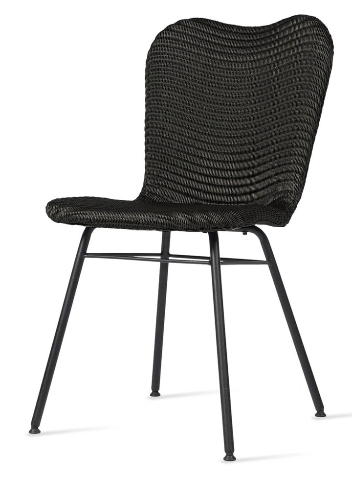 Lily Dining Chair - Vincent Sheppard - Chairs - Black/Steel Base - HORNE