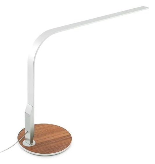 LIM360 Table + Task Lamp - Pablo Designs - Table + Task - Aluminum w/ Walnut Insert in Base - HORNE