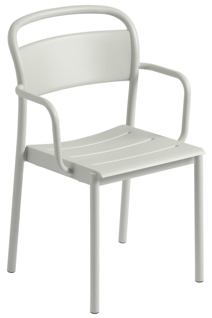 Linear Steel Armchair - Muuto - Chairs - Grey - HORNE