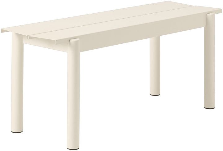 Linear Steel Bench - Muuto - Stools + Benches + Ottomans - Small - White - HORNE