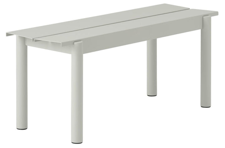 Linear Steel Bench - Muuto - Stools + Benches + Ottomans - Small - Grey - HORNE