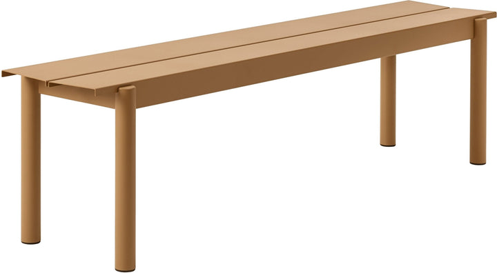 Linear Steel Bench - Muuto - Stools + Benches + Ottomans - Large - Burnt Orange - HORNE