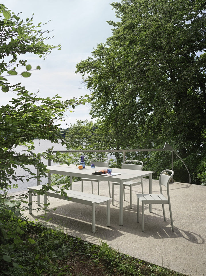 Linear Steel Side Chair - Muuto - Chairs - Pale Blue - HORNE