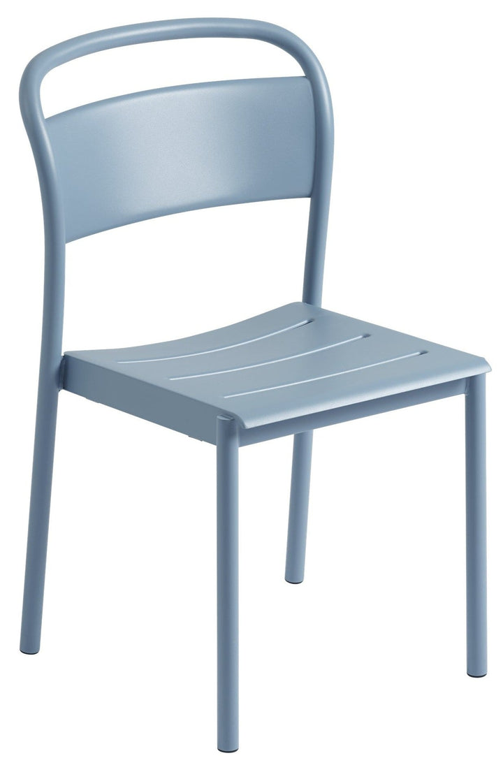 Linear Steel Side Chair - Muuto - Chairs - Pale Blue - HORNE