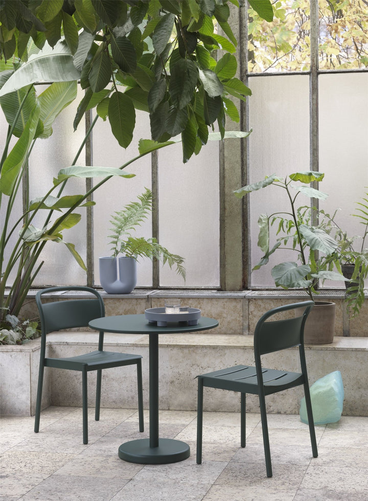 Linear Steel Side Chair - Muuto - Chairs - Pale Blue - HORNE