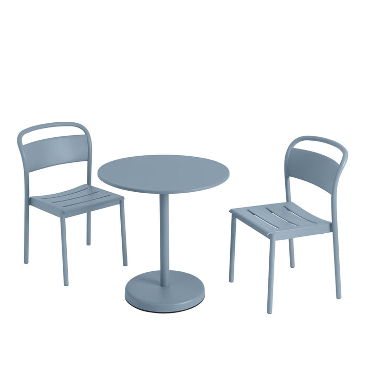 Linear Steel Side Chair - Muuto - Chairs - Pale Blue - HORNE