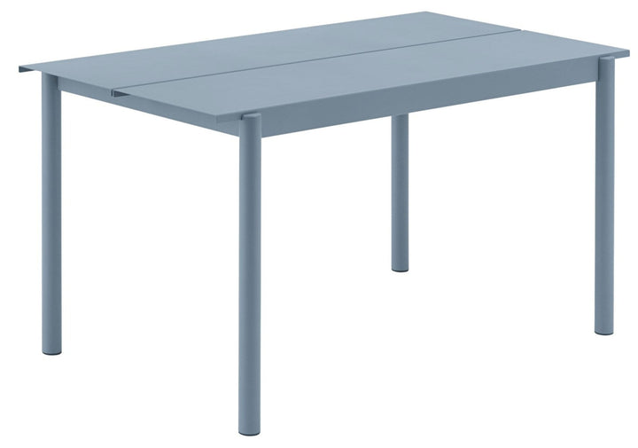 Linear Steel Table - Muuto - Table + Task - Small - Pale Blue - HORNE