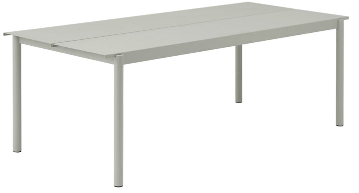 Linear Steel Table - Muuto - Table + Task - Large - Grey - HORNE