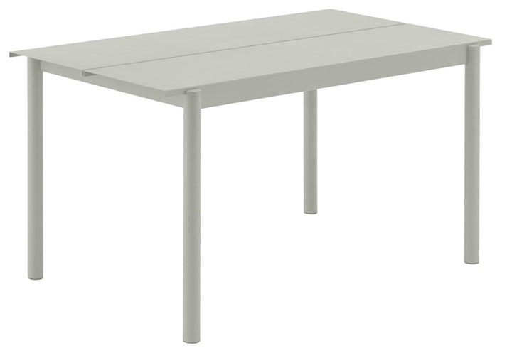 Linear Steel Table - Muuto - Table + Task - Small - Grey - HORNE