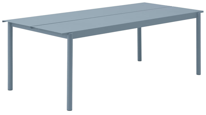 Linear Steel Table - Muuto - Table + Task - Large - Pale Blue - HORNE