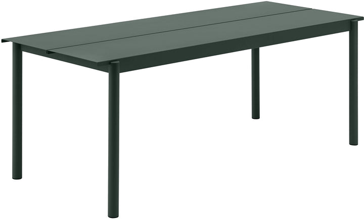 Linear Steel Outdoor Patio Table
