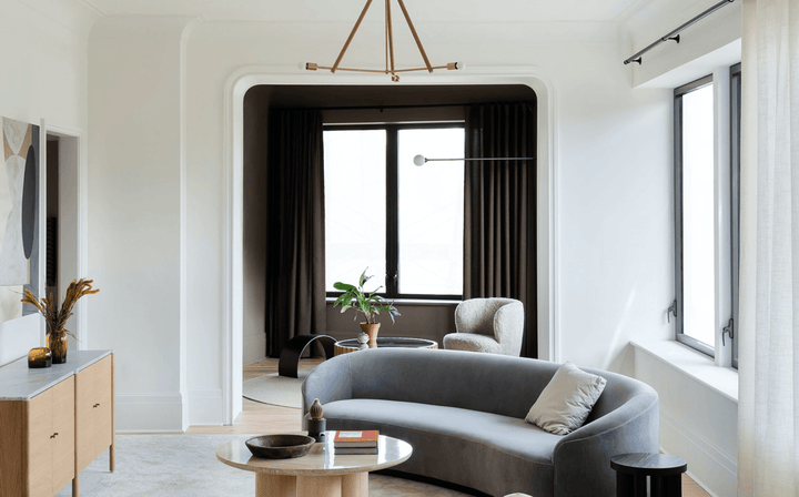 Lodge Chandelier Three - Workstead - Chandeliers - Natural Oak - Hewn Brass - HORNE