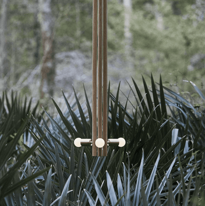 Lodge Pendant - Workstead - Pendants - Natural Oak - Hewn Brass - HORNE