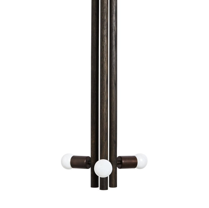 Lodge Pendant - Workstead - Pendants - Natural Oak - Hewn Brass - HORNE