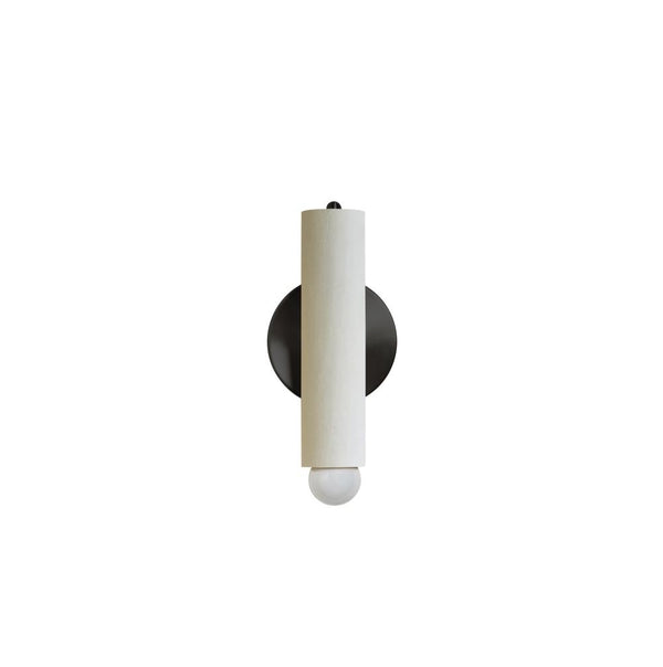 Lodge Wall Sconce - Workstead - Wall Sconces - Natural Oak - Hewn Brass - HORNE