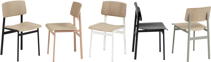 Loft Chair - Muuto - Chairs - Black Frame & Stained Dark Brown Seat - HORNE