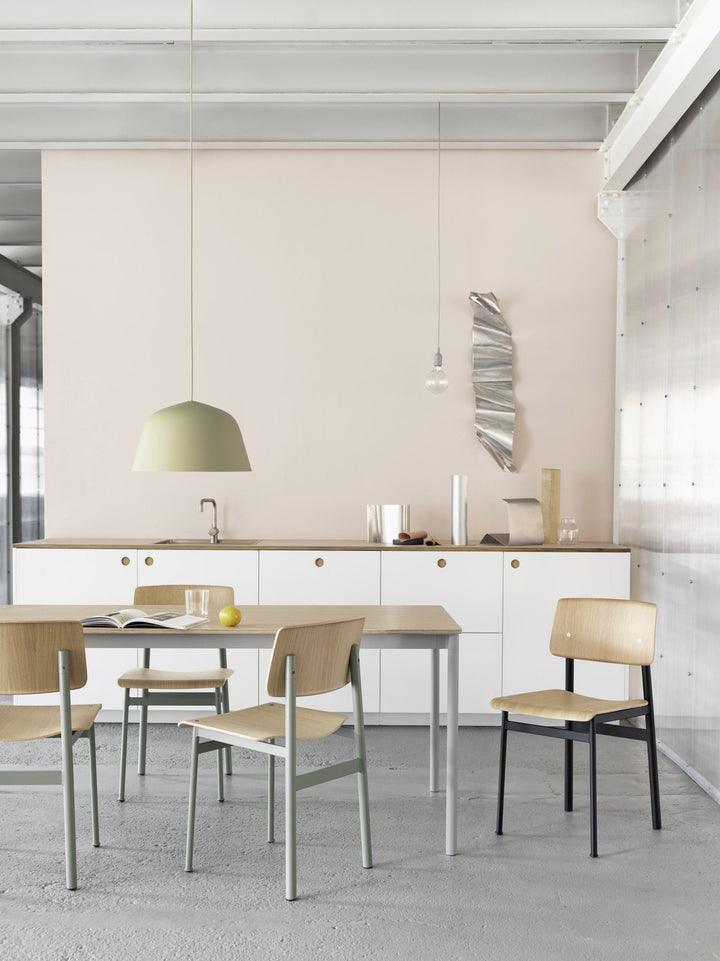 Loft Chair - Muuto - Chairs - Black Frame & Stained Dark Brown Seat - HORNE