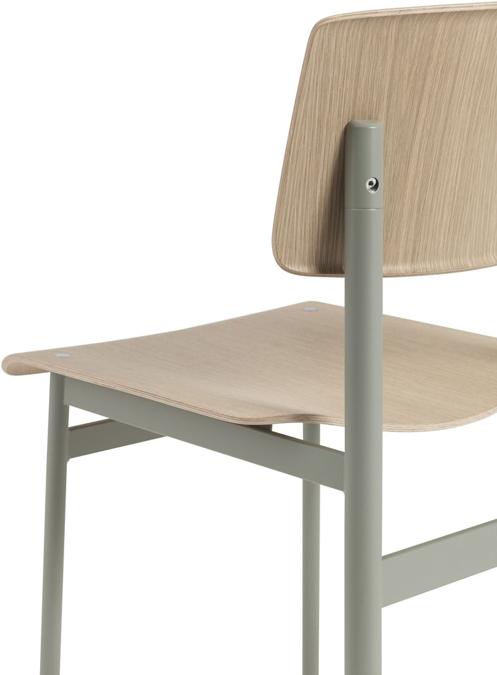 Loft Chair - Muuto - Chairs - Black Frame & Stained Dark Brown Seat - HORNE