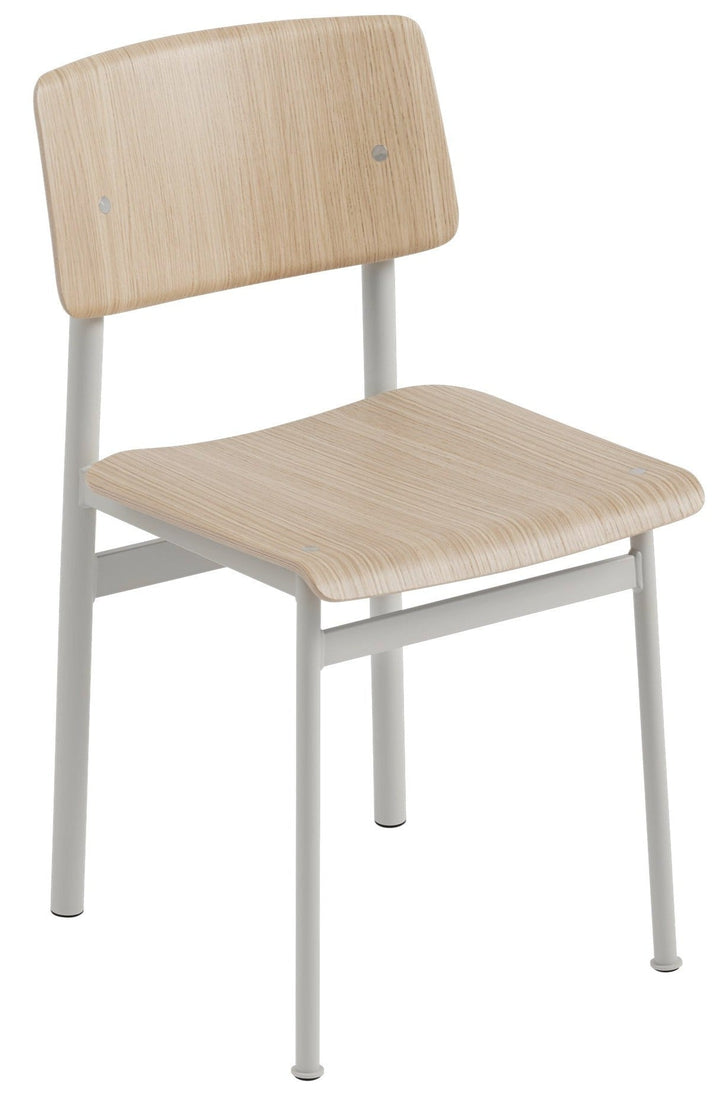 Loft Chair - Muuto - Chairs - Grey Frame & Oak Seat - HORNE