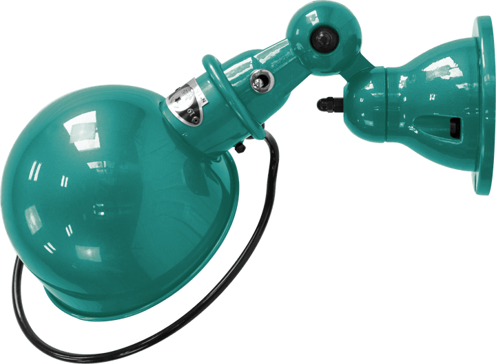 Loft Wall Sconce - D1000X - Glossy Finish - Jielde - Wall Sconces - No Switch - Water Blue - RAL5021 - HORNE