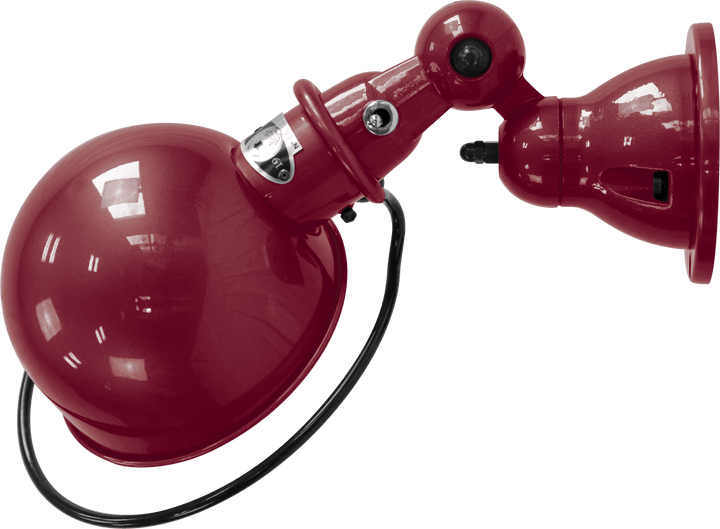 Loft Wall Sconce - D1000X - Glossy Finish - Jielde - Wall Sconces - No Switch - Burgundy - RAL3005 - HORNE