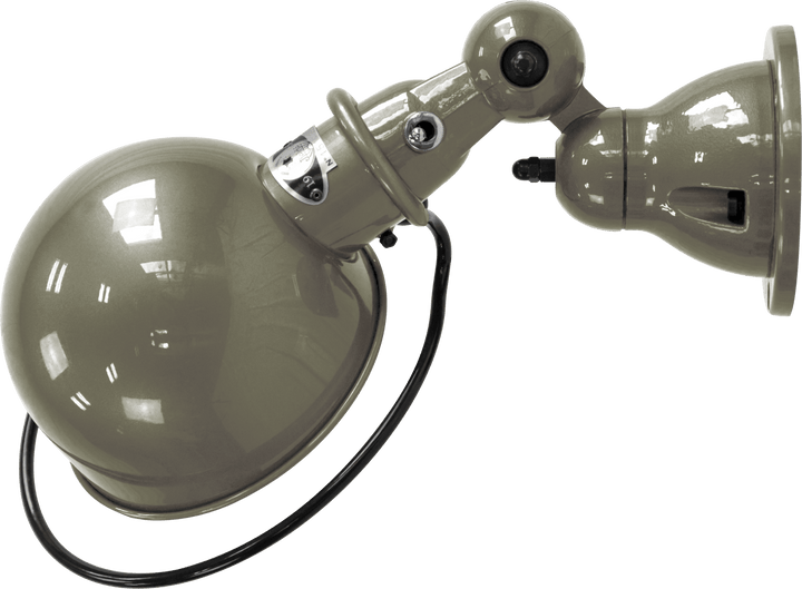 Loft Wall Sconce - D1000X - Glossy Finish - Jielde - Wall Sconces - No Switch - Khaki - RAL7002 - HORNE
