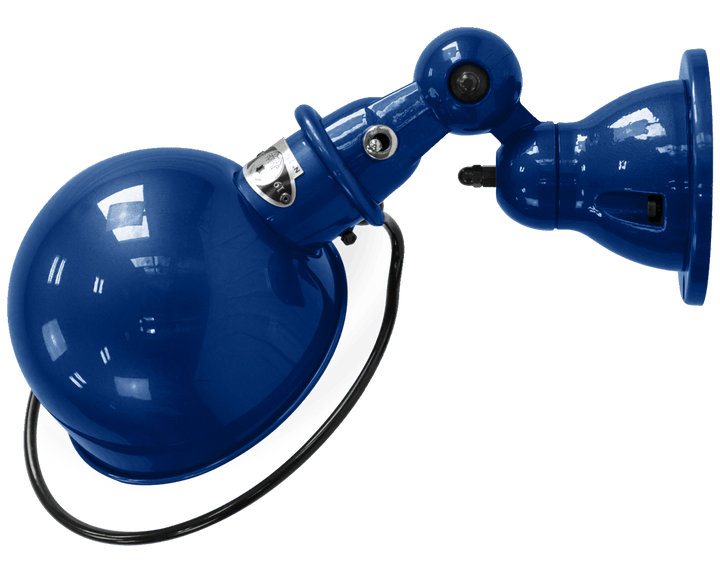 Loft Wall Sconce - D1000X - Glossy Finish - Jielde - Wall Sconces - No Switch - Sapphire Blue - RAL5003 - HORNE