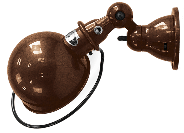 Loft Wall Sconce - D1000X - Glossy Finish - Jielde - Wall Sconces - No Switch - Hammered Copper - HORNE
