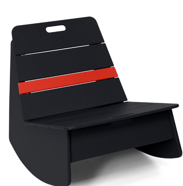 Loll Racer Rocker Chair - Loll Designs - Outdoor Furniture - Black - HORNE