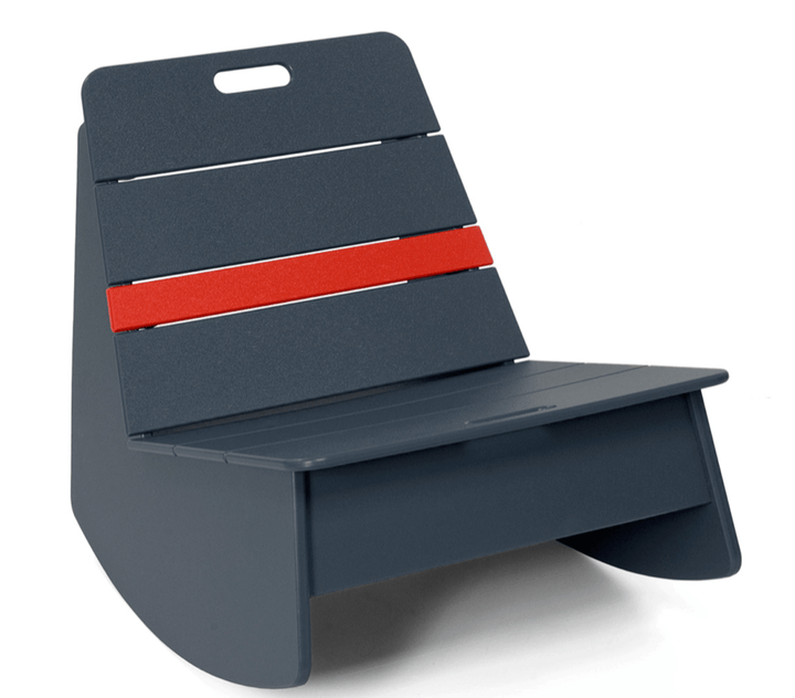 Loll Racer Rocker Chair - Loll Designs - Outdoor Furniture - Charcoal Grey - HORNE
