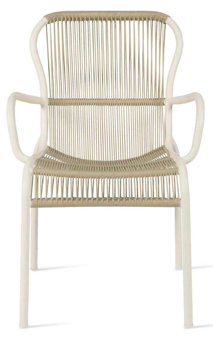 Loop Dining Chair - Vincent Sheppard - Outdoor Furniture - Beige/Stone White - HORNE