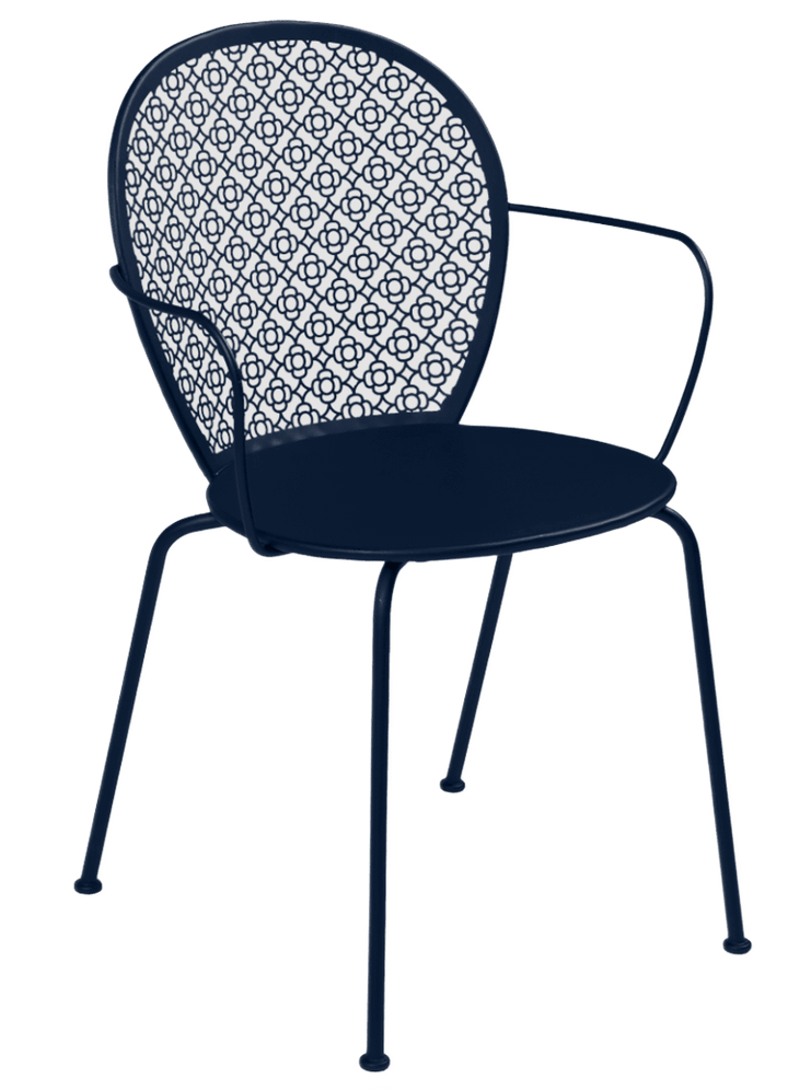 Lorette Armchair - Set of 2 - Fermob - Outdoor Furniture - Deep Blue - HORNE