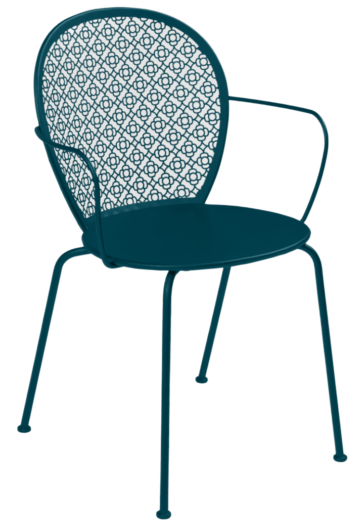 Lorette Armchair - Set of 2 - Fermob - Outdoor Furniture - Acapulco Blue - HORNE