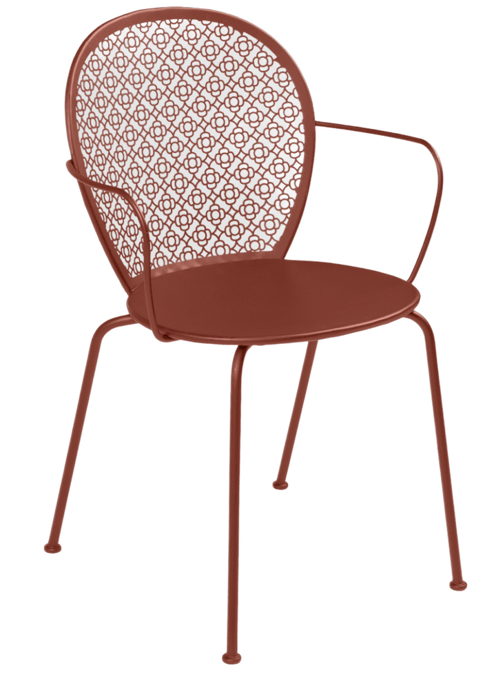 Lorette Armchair - Set of 2 - Fermob - Outdoor Furniture - Red Ochre - HORNE