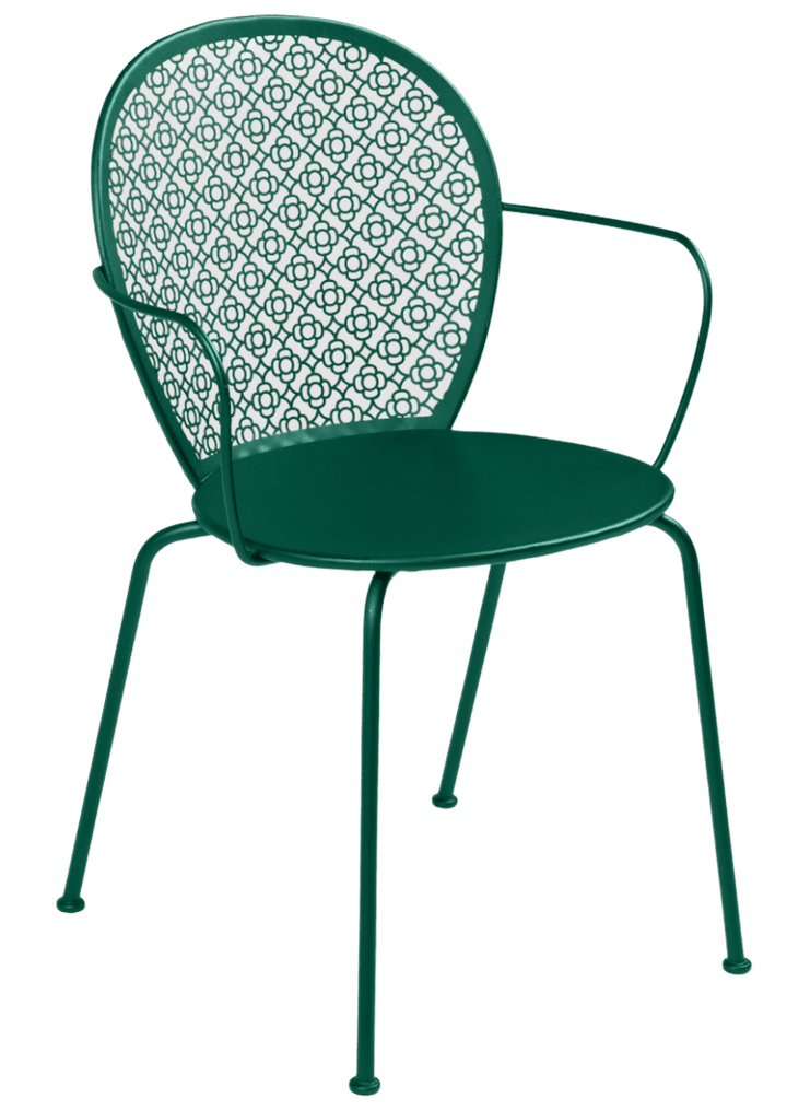 Lorette Armchair - Set of 2 - Fermob - Outdoor Furniture - Cedar Green - HORNE