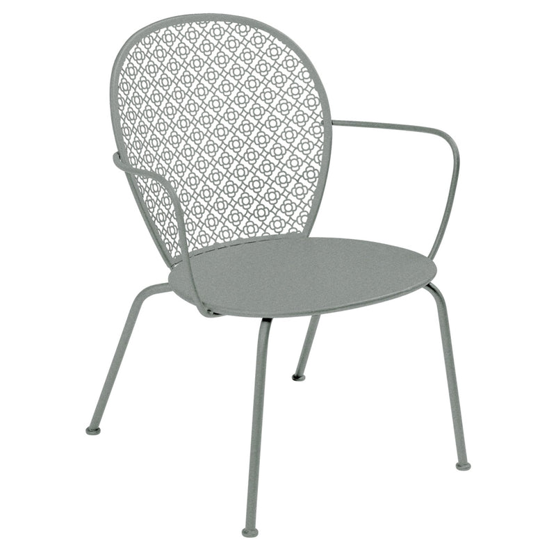 Lorette Low Armchair - Set of 2 - Fermob - Outdoor Furniture - Black Cherry - HORNE