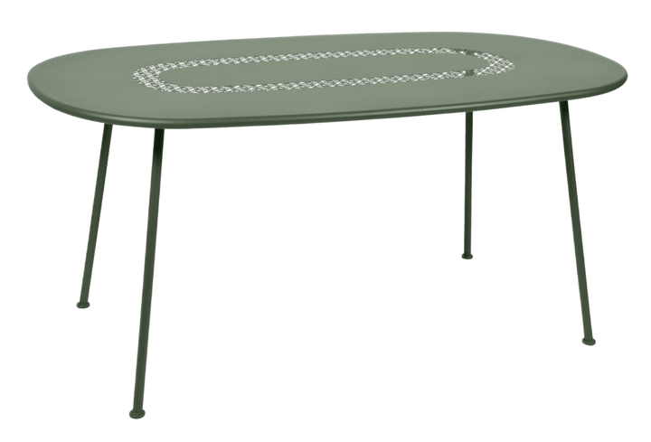 Lorette Oval Table 63" x 35" - Fermob - Outdoor Furniture - Cactus - HORNE