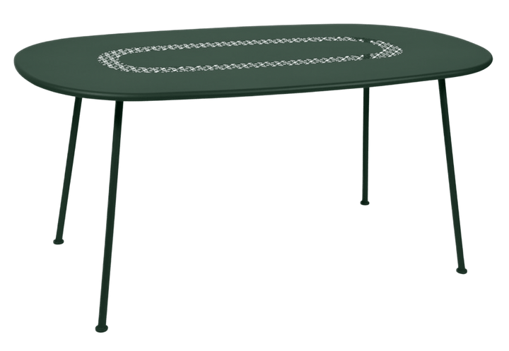 Lorette Oval Table 63" x 35" - Fermob - Outdoor Furniture - Cedar Green - HORNE