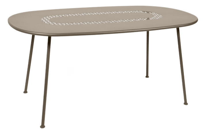 Lorette Oval Table 63" x 35" - Fermob - Outdoor Furniture - Nutmeg - HORNE